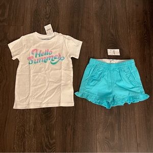 Crewcuts Hello Summer 2 Piece Outfit, Size 2-3